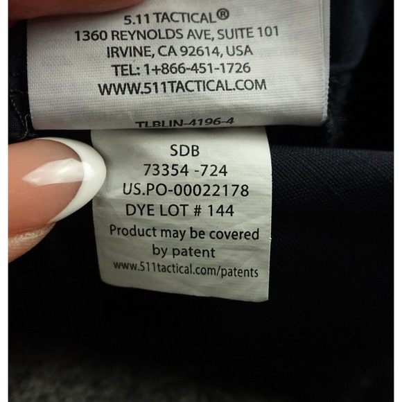 5.11 Tactical‎ Shorts Mens 40 Blue Icon High Performance Cargo Outdoor Ripstop - Picture 4 of 12